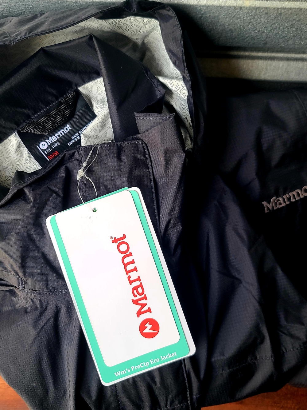 Marmot Precip Eco Women's Black Rain Jacket
